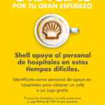 Café o jugo Boing GRATIS para personal de hospitales en estaciones de servicio Shell