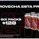 Promoción cerveza Victoria Chingones Unidos: 2 six pack por $128
