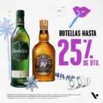 Promoción Vinoteca de hasta 25% de descuento en whiskys seleccionados