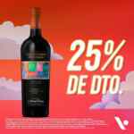 Venta Nocturna Vinoteca 28 y 29 de abril: Hasta 25% de descuento en botellas seleccionadas
