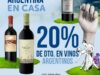 Promoción Vinoteca Primavera Argentina: 20% de descuento en vinos Argentinos