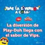 Promoción Vips Día del Niño 2020: Lata de Play Doh de regalo en la compra de platillos participantes