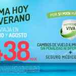 Promoción de Verano Viva Aerobus: vuelos sencillos en julio y agosto desde $438 y cambios Gratis