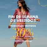 Promoción Julio Fin de Semana de vestidos: 30% de descuento en todos los vestidos en julio.com