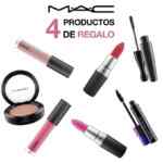 Promoción MAC Cosmetics de 4 productos de regalo en compras de $1,500 o más