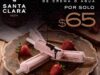 Promoción Santa Clara: 3 paletas de crema o agua por $65