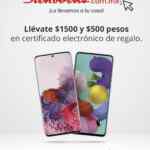 Promoción Sanborns de hasta $1,500 de bonificación en monedero en celulares Samsung