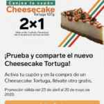 Cupón 7-Eleven de 2x1 en cheesecake tortuga