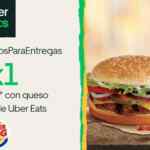 Promoción Burger King Día de la Hamburguesa 2020: 2x1 en hamburguesas Whopper en Uber Eats