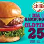 Promoción Chilis Día de la Hamburguesa 2020: 25% de descuento en Oldtimer with cheese