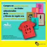 En Gandhi llévate una playera de regalo en la compra de $349 o más en libros de la editorial Almadía