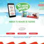Promoción Kinder Delice: Canjea 2 envolturas por 10 megas para tu celular