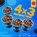 En McDonalds 4x3 en McFlurry Oreo en pedidos a domicilio