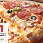Promoción Sams Club Hot Sale 2020: 2x1 en pizzas en Sams Café