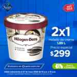 Ofertas Sams Club Hot Sale Horas Extraordinarias 27 de mayo: 2x1 en helados Häagen Dazs y más