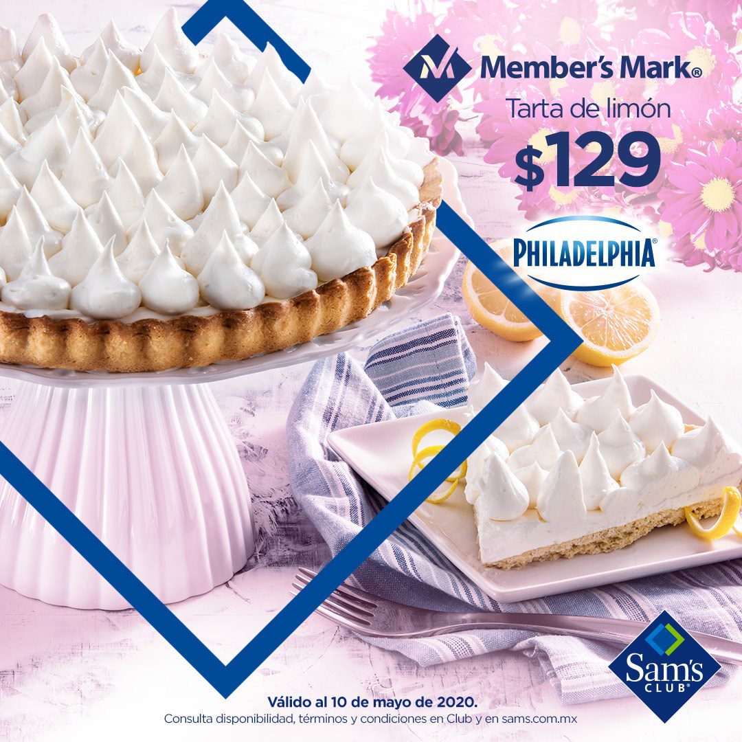 Promoción Sams Club Día de las Madres de cheesecake de zarzamora + helado  Baileys por $249 - Cazaofertas México