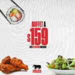 Promoción Sirloin Stockade: Buffet con refresco incluido a $159