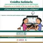 Crédito Solidario a Trabajadoras del Hogar de $25,000 pesos en el IMSS en apoyo a la contingencia por Covid-19