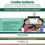 Crédito Solidario a Trabajadoras del Hogar de $25,000 pesos en el IMSS en apoyo a la contingencia por Covid-19