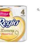 En Superama papel de baño Regio Luxury 4 rollos a 2x$40