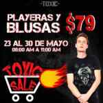 Ofertas Toxic Hot Sale 2020: blusas y playeras a $79