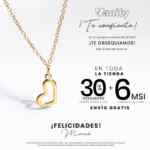 Promoción Vanity Día de las Madres: 30% de descuento + 6 msi y llévate una pieza de joyería de regalo