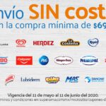 Promoción Walmart y Superama de envío gratis en compras de $699 hasta el 11 de junio