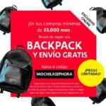 Código Sephora backpack de regalo y envío gratis este fin de semana