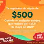 Cupón Soriana Hot Sale 2020 de $500 de descuento en compras de $2,500