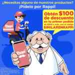 Código de cupón Rappi Farmacias Similares de $100 de descuento en pedidos de $200 o más
