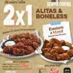 Promoción Hooters Día de las Madres 2020: 2x1 en alitas y boneless