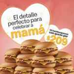Promoción McDonalds Día de las Madres: 10 hamburguesas con queso por $209