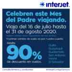 En Interjet hasta 90% de descuento en vuelos internacionales seleccionados