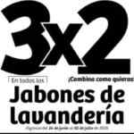 Julio Regalado 2020: 3x2 en todos los Jabones de Lavandería (ZOTE, etc)