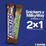 2x1 en chocolates Hersheys, Snickers y más en 7-Eleven por el Día del Padre