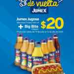 En 7-Eleven hot dog Big Bite + jugo Jumex Jugosa por $20 pesos