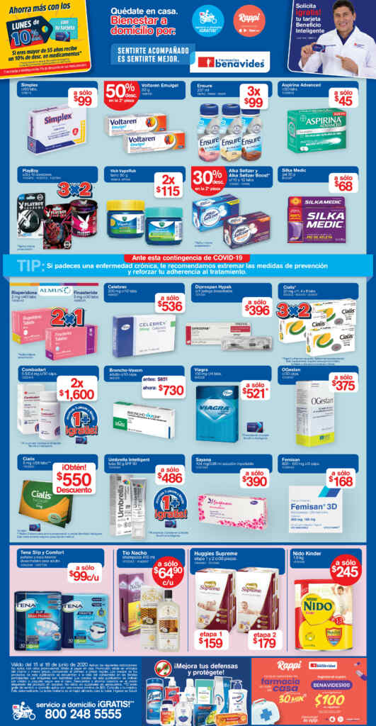 clear blue farmacias benavides