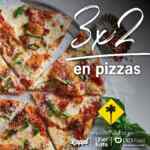 3x2 en pizzas en California Pizza Kitchen esta semana
