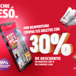 Cinemex promociones por reapertura de hasta 30% de descuento en boletos, puntos dobles y más