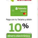 Julio Regalado 2020: 10% de bonificación en dinero electrónico con tarjetas Falabella