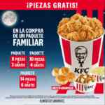 Chicken Nights KFC: Piezas de pollo GRATIS los martes y jueves de 6:00 PM a 10:00 PM