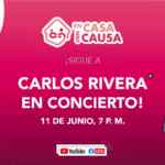 Concierto GRATIS de Carlos Rivera este 11 de junio en encasaconcausa.mx cortesía de Kotex