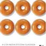 Promociones Tienda en línea Krispy Kreme: 4x2 en media docena glaseada original y 3x2 en media docena select