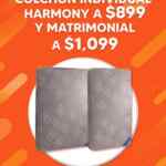 Promociones Temporada Naranja en colchones: Colchón Harmony individual a $899 y matrimonial a $1,099