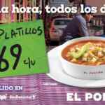 Promoción el Portón de 20 platillos a $69 c/u