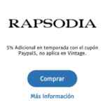 Sale Rapsodia con rebajas de hasta 40% de descuento + 5% adicional con Paypal + 12 MSI + envío gratis