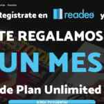 Readee revistas Gratis por 1 mes al crear tu cuenta
