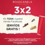Promoción Rojocanela: 3x2 en toda la tienda de Facebook