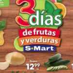 Ofertas S-Mart 3 días de frutas y verduras del 9 al 11 de junio