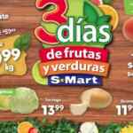 Ofertas S-Mart 3 días de frutas y verduras del 30 de junio al 2 de julio